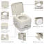 Toilette de camping portative 2,6 gallons en PEHD pour l'extérieur