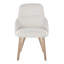 Chaise en bois blanchi et similicuir blanc - ensemble de 2-2103259221-2103259560-2103259220