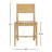Beechgrove Solid Wood 5 Piece Dining Set
