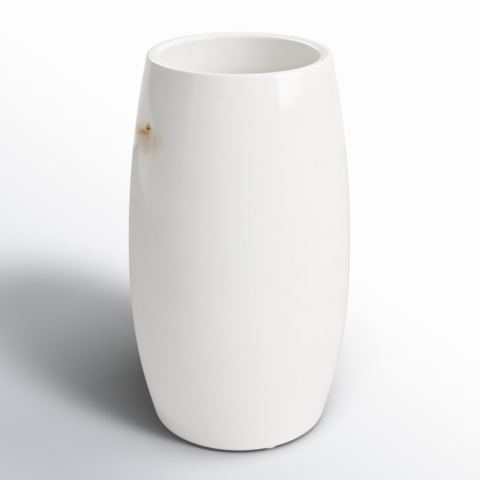 Stoneware Table Vase, 8" H x 4.75" W x 4.75" D