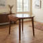 Bowerbank Extendable Round Solid Wood Dining Table