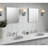 16" x 24" Recess Glass Mirror Vanity Bathroom Medicine Cabinet Aluminum Frame
