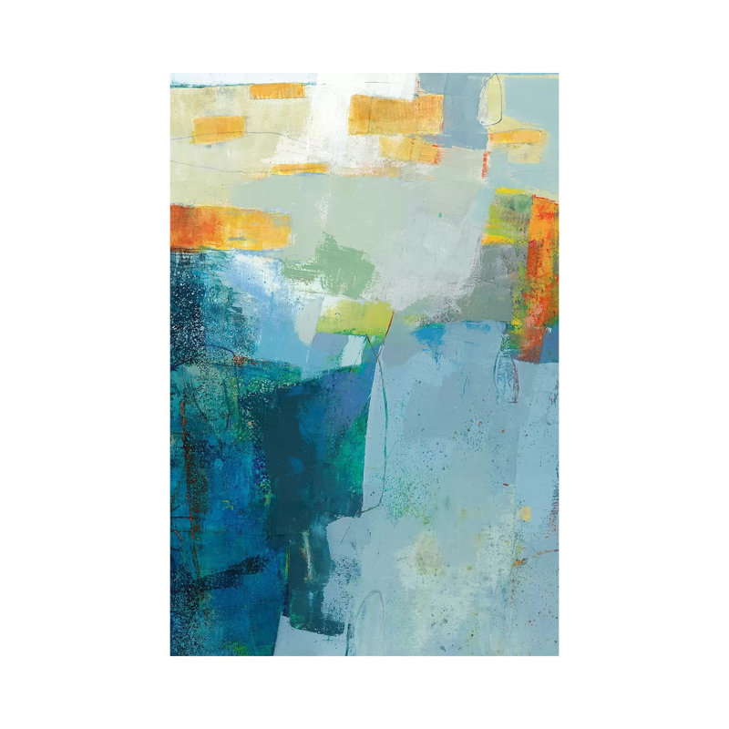 «Ais» par Sue Jachimiec - impression d'art graphique, Toile tendue, Pas de tapis, H 26 po x l 18 po x 1,5 po