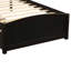 Twin Size Platform Bed With Two Drawers-2090876395