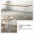 Minimalist Acrylic Floating Solid Wood Rectangular Dining Table-142955888