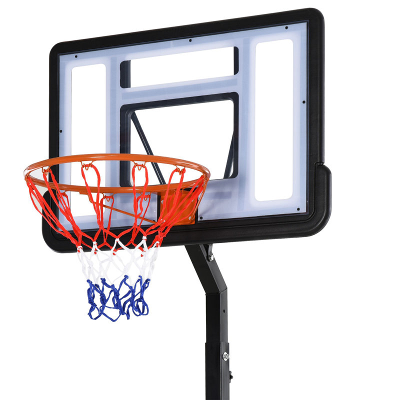 Vaughan Portable 10ft Basketball Backboard Hoop Set 2.55M-3.05M