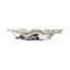 Rose Wood Burled Bowl, Silver