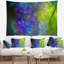 Tapisserie bleu ciel starry abstract blue green-28498119