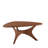 Fresca 17.2'' H Mid Century Modern Triangular Coffee Table, Pecan-687873882