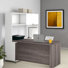 Ensemble de bureau de direction en L avec rehausse 2 pièces Idael