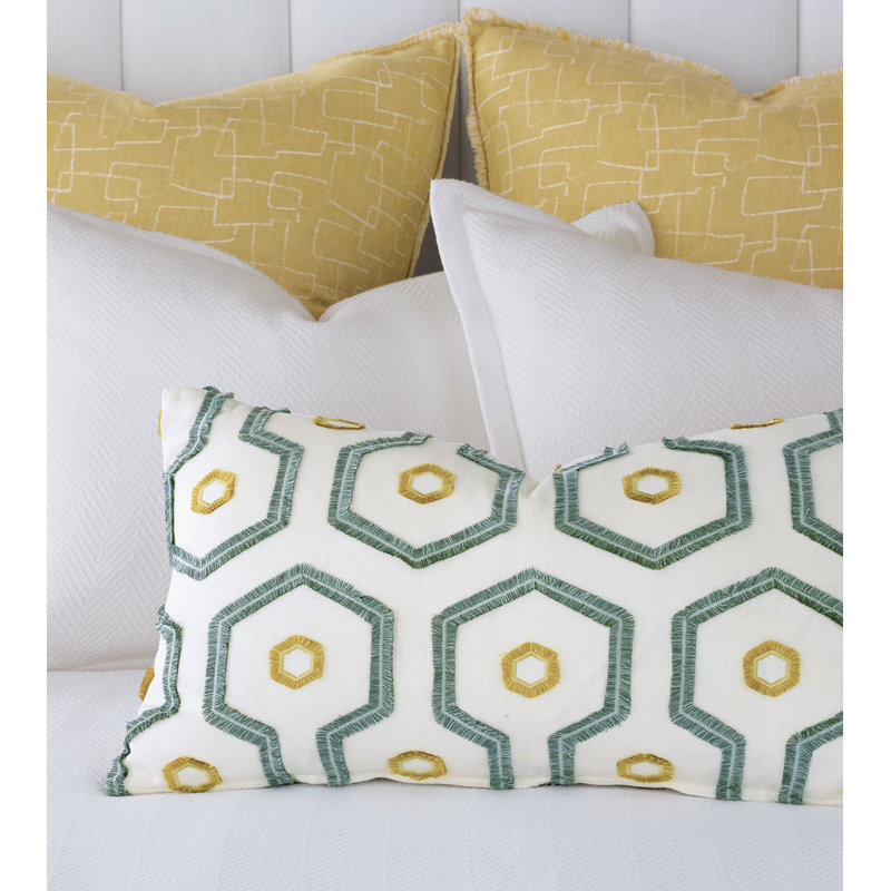Twin Palms Lumbar Pillow Cover & Insert
