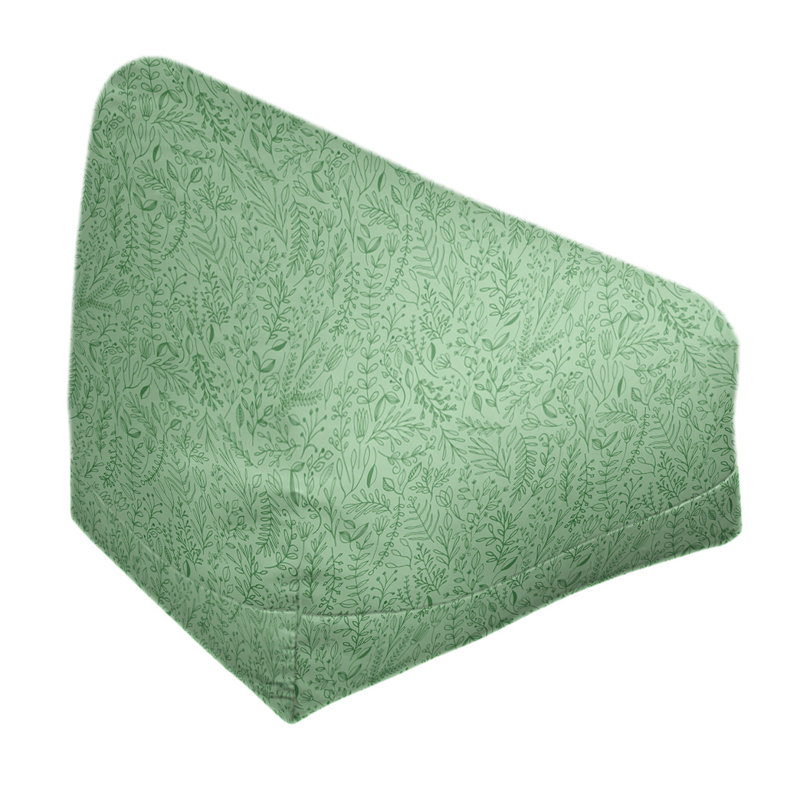 Petite chaise à sacs à billes & Leffel, Pas de bourre, vert, H 120 po x L 2 po x P 60 po