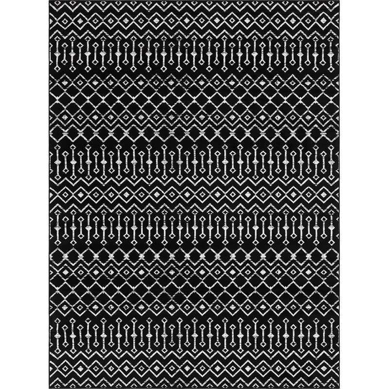 Aemtenan Abstract Indoor Rug, Rectangle 9' x 12'