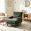 Chaise de loisir d'intérieur rembourrée, chaise longue moderne