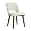 Chaise de salle à manger rembourrée Mason avec pieds en bois massif (ensemble de 2)-62375406-62375392