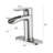 Waterfall Bathroom Faucet Single Handle Bathroom Sink Faucets 1 Or 3 Hole Solid Vanity Faucet With Deck Plate & Overflow Pop Up Drain-118546115