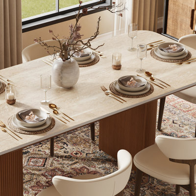 Table de salle à manger moderne pour 6 personnes Noaah