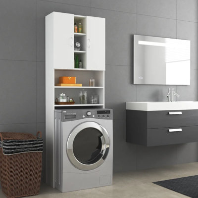 Awaah Solid Wood Linen Cabinet
