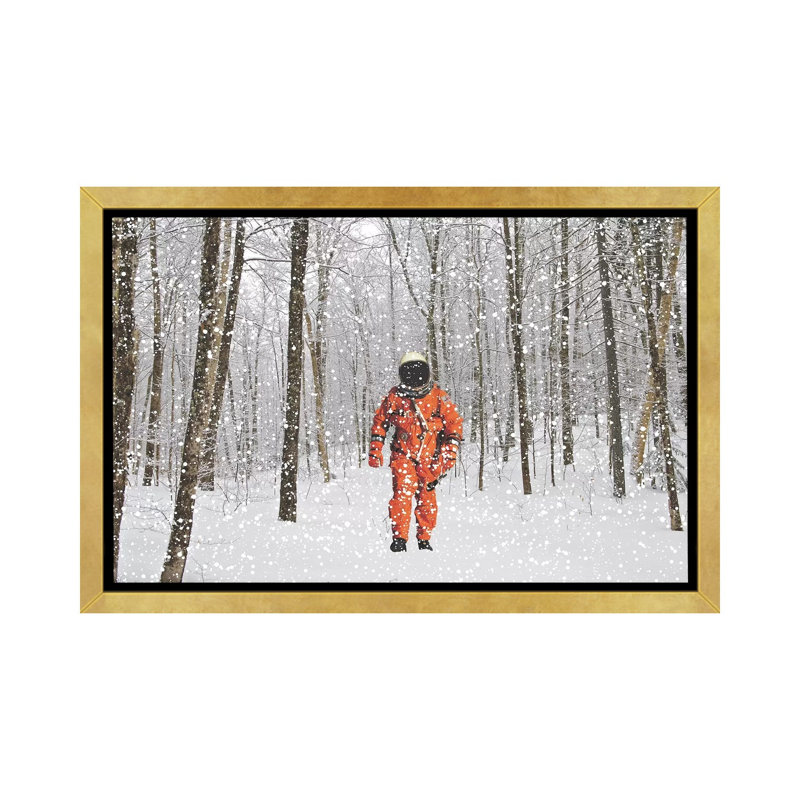 «Lost in Colorado II» par Jason Brueck, impression, H 40 po x l 60 po x P 1,5 po, Papier encadré doré
