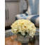 Hydrangea Floral Arrangement in French Labeled Vase