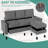  Aadvik 76.4" Upholstered Sofa Chaise-1824328261