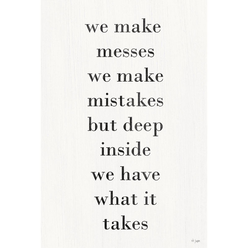 «We Make Messes On Canvas» par Jaxn Blvd. Impression, H 30 po x l 20 po