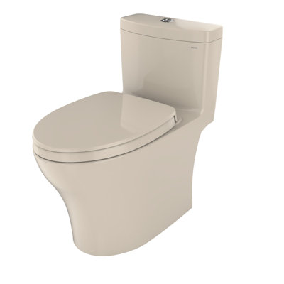 AquiaÂ® Dual-Flush Elongated One-Piece Toilet with Tornado Flush (Seat Included) -  TOTO, MS646124CEMFGN#12