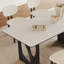 Ensemble de table de salle à manger Pure White Rock Plate-110603646