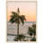 Ocean Palm Trees Print - Tropical Beach Landscape Wall Art - Palm Tree Ocean View Canvas Poster - Coastal Sunset Nature Artwork - Travel Island Decor - Serene Seaside Wall Hanging - Modern Home Decoration Art Print-893105314