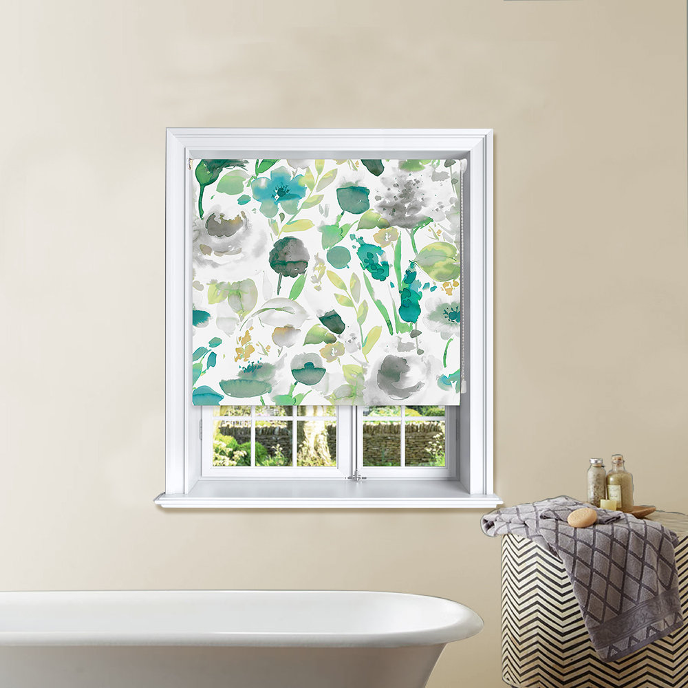 Floral Blackout Roller Blind