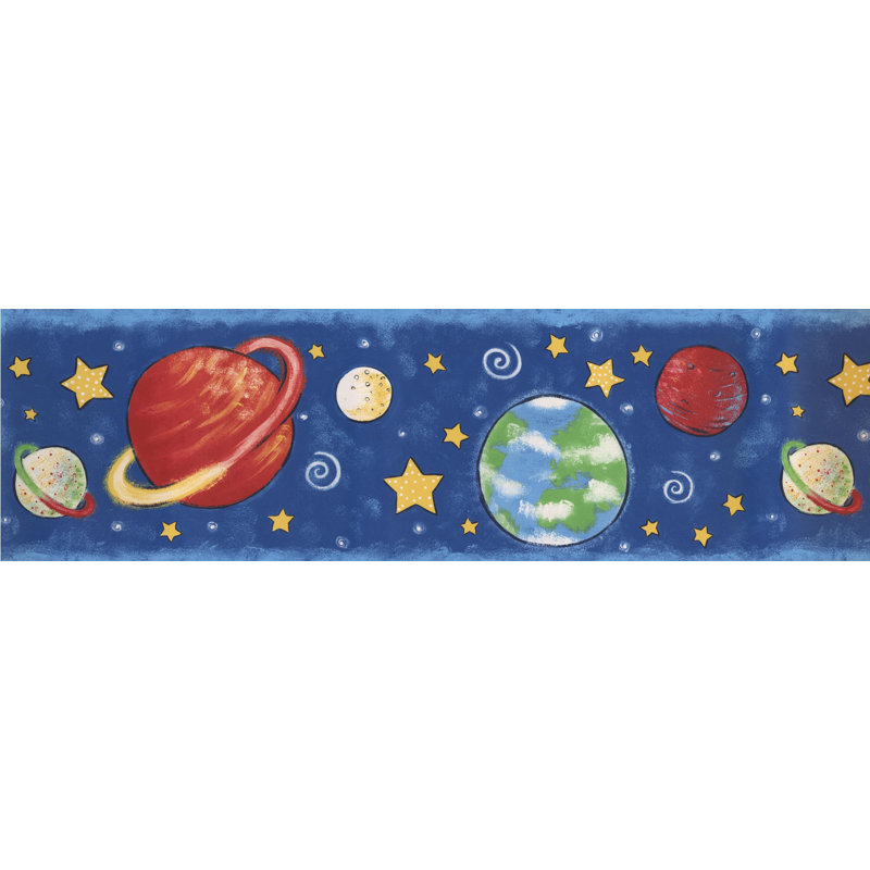 Bordure murale Ansel, Bleu