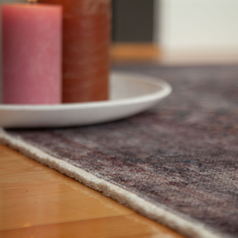 Maurea Uni Area Rug, Navy, Rectangle 200 x 290cm