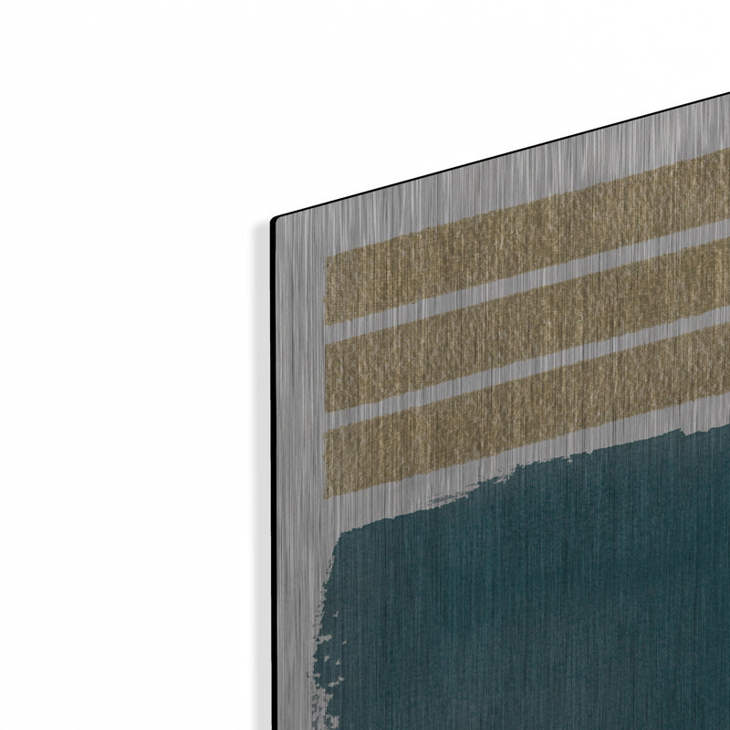 Art mural en métal Ebern Designs «Mirror 2» par Moira Hershey, H 16 po x l 12 po
