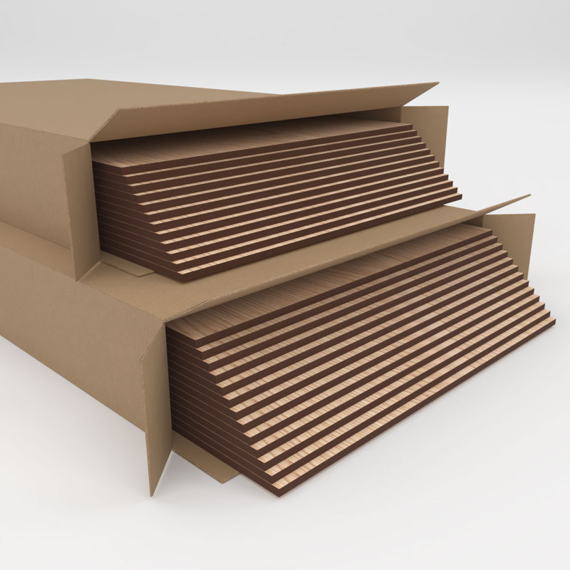 Planches en bois, Chêne, H 23,75 po x l 23,75 po x P 0,38 po