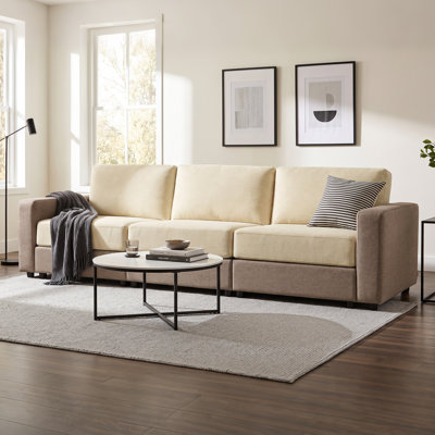 Oversized 3-Seat Modular Sectional Sofa
