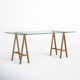 Tigerlily Glass Desk