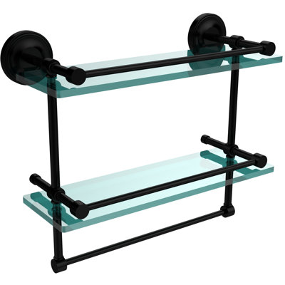 Alcott 2 Piece Tiered Shelf with Towel Bar