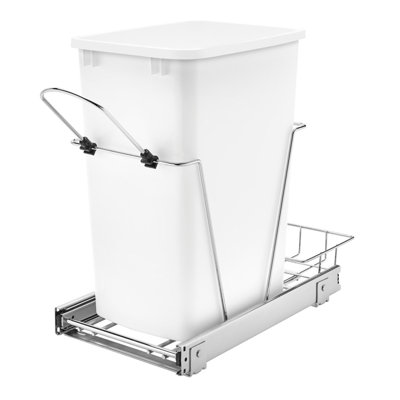 Rev-A-Shelf Pull Out Trash Can 35 Qt for Kitchen Cabinets