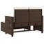 Banc de patio inclinable avec coussins Vidaxl-99049284