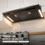 30 In. 900 Cfm Insert Range Hood In Black Stainless Steel With Dishwasher Filter