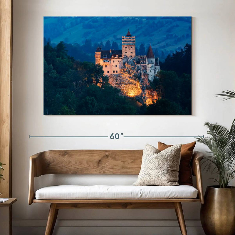 Château de Bran Hill, H 34 po x l 51 po