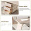Bureau de direction 70,87 "style italien de luxe à tiroir rotatif-1143832522