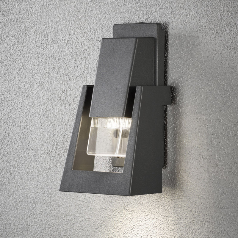Potenza Outdoor Flush Mount, Lacquered anthracite
