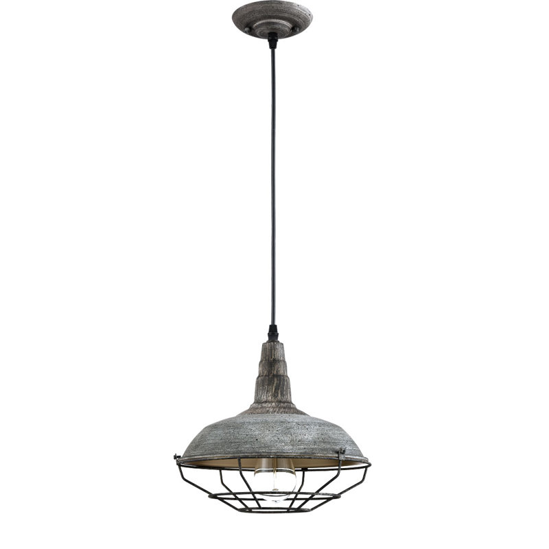 Luminaire suspendu en dôme à 1 lumière Tietjen