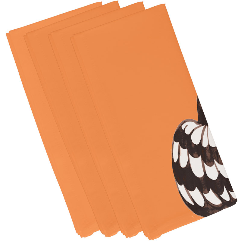 Ensemble de serviettes 4 pièces Mitesh, Orangé