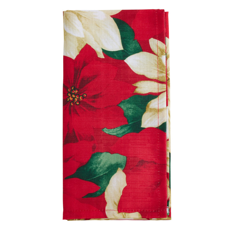 Saver Polyester Floral Square Napkin