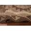 Tapis oriental brun en laine tissé à plat à la main à motif rectangulaire de 3 pi 3 po x 4 pi 10 po Getzemani