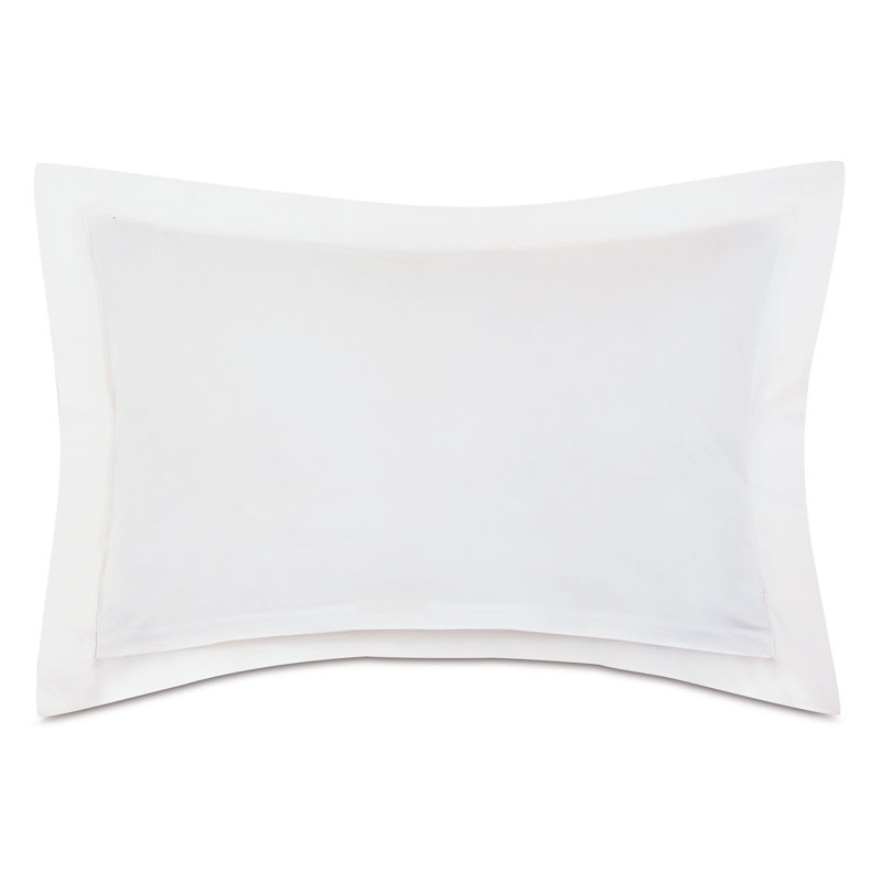 Gianna Cotton Pillow Sham, Queen, White