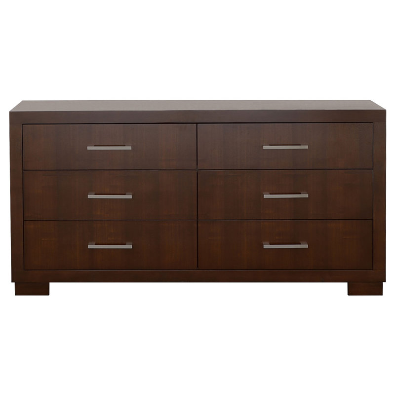 Commode 6 tiroirs Polk Cappuccino