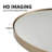 Aniyiah Metal Flat Wall Mirror